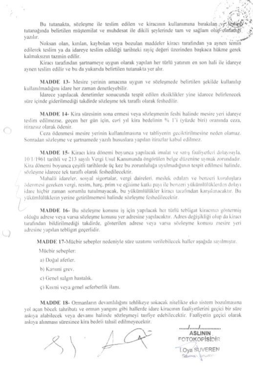 Orman Genel Müdürlüğü, Kemerburgaz Kent Ormanı’nı 2012’de İBB’ye kiralamış!