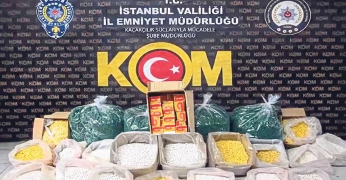 1,5 milyon sahte hap ele geçirildi