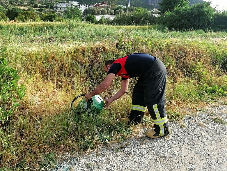 Muğla’da evin yatak odasında zehirli yılan yakalandı