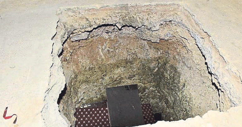 Rasulayn’da hainlerin yeni tünelleri bulundu