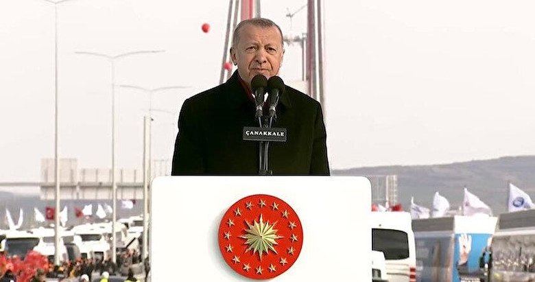 Son dakika: Başkan Erdoğan 1915 Çanakkale Köprüsü’nde! Simgelerin Köprüsü açıldı