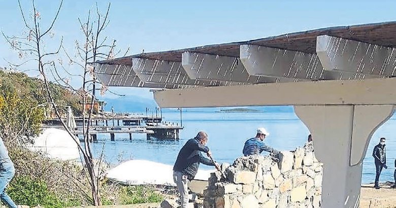 Turgut Yılmaz’ın duvarı yıkıldı