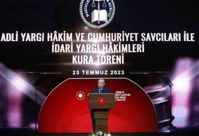 Başkan Erdoğan’dan Hakim ve Savcılar Kura Töreni’nde anayasa mesajı