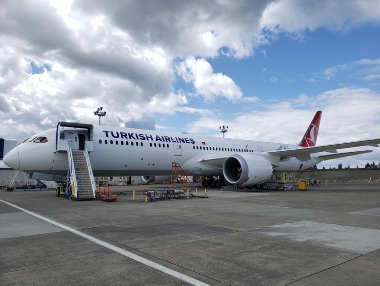 THY’nin ilk ’rüya uçağı’nın kabin içi görüntüleri yayınlandı