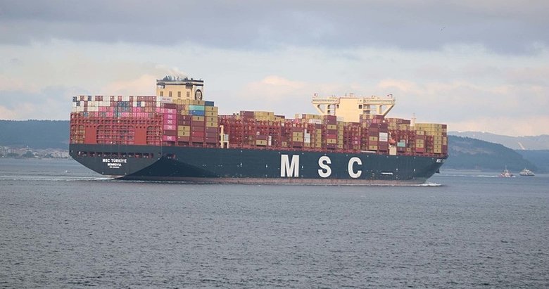 ’MSC Türkiye’, Çanakkale Boğazı’ndan geçti