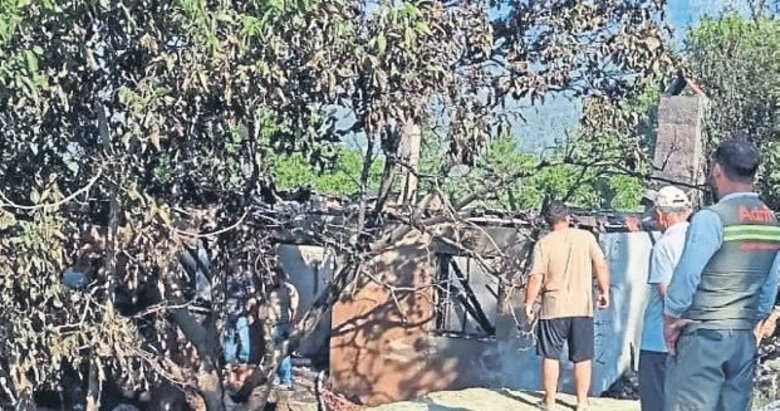 Denizli’deki yangında faciadan dönüldü