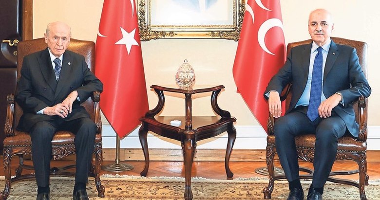 Kurtulmuş’tan Bahçeli’ye komisyon ziyareti