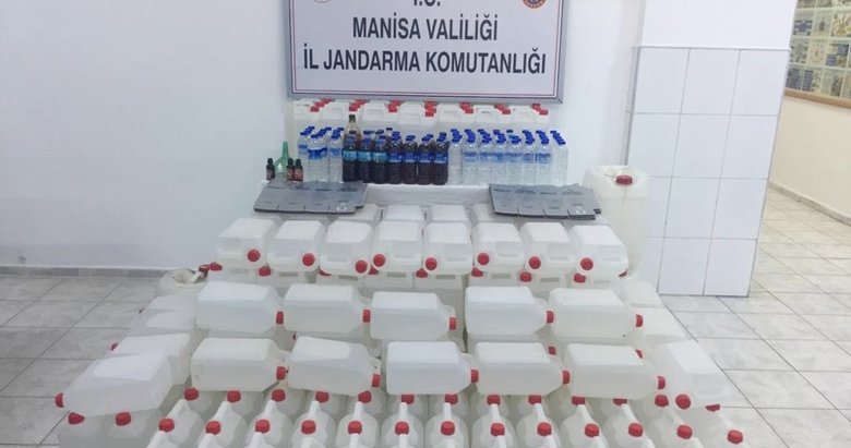 Manisa’da yılbaşı öncesi sahte içki operasyonu! 2 ton kaçak içki ele geçirildi