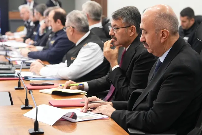 İçişleri Bakanı Çiftçi başkanlığında Sınır Güvenliği Toplantısı yapıldı