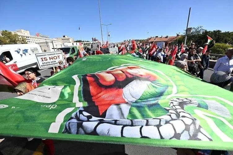 Filistin’e destek İsrail’e lanet! Soykırımın yıl dönümünde Türkiye ayakta!
