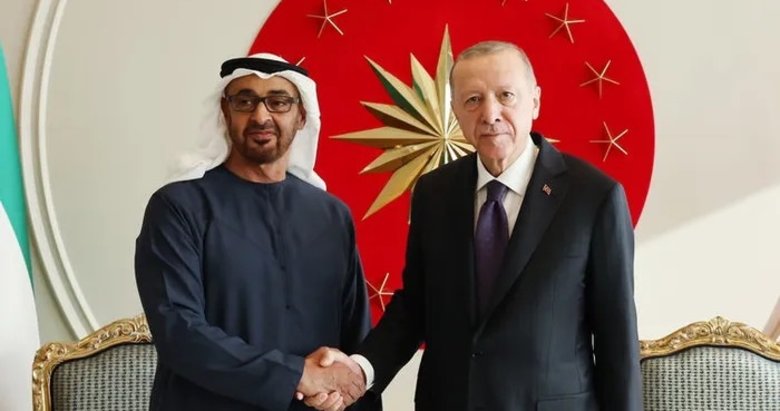 Başkan Erdoğan, BAE Devlet Başkanı Al Nahyan ile görüştü