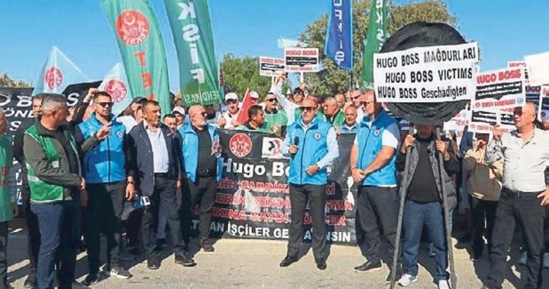 Ünlü firmanın işçilerinden eylem