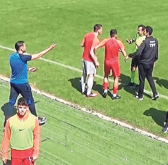 Yeşil saha ringe döndü