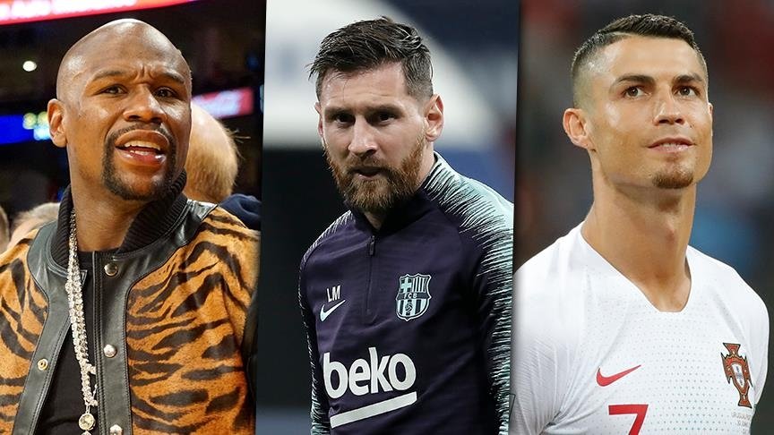 Ronaldo ve Messi ne kadar kazanıyor? İşte 2018’de en çok kazanan sporcular...