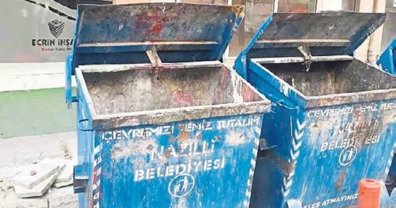 Nazilli esnafının çöp konteyneri isyanı