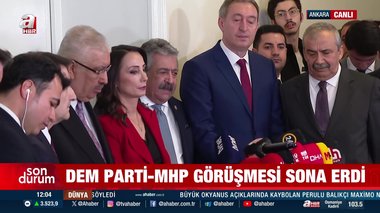 DEM Parti heyeti MHP’yi ziyaret etti