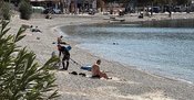 Bodrum’da bayramın son günü plajlarda geçti!