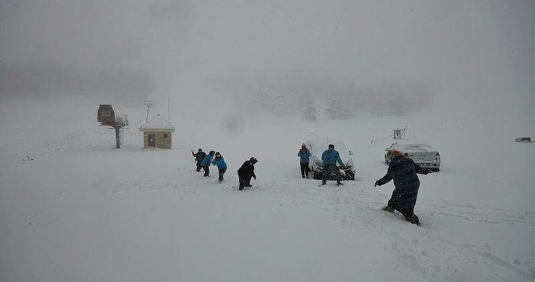 Murat Dağı Kayak Merkezi’nde kar kalınlığı 30 santimetreye ulaştı