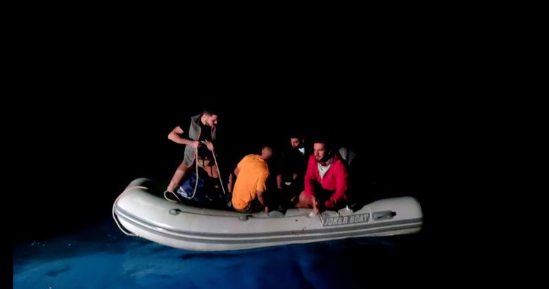 Datça’da açık denizde mahsur kalan 5 Türk vatandaşı kurtarıldı!