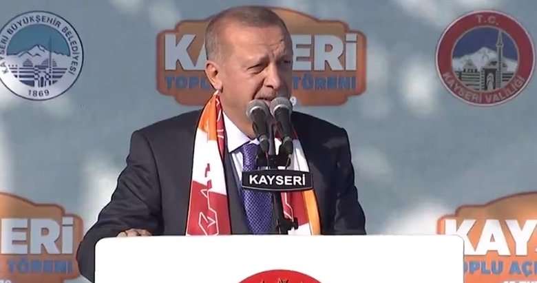 Başkan Recep Tayyip Erdoğan’dan Kayseri’de önemli açıklamalar