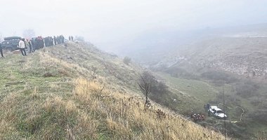 Uçuruma düşen aracın sürücüsü öldü