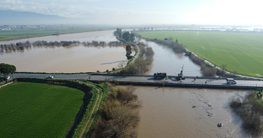 Büyük Menderes Nehri taştı!