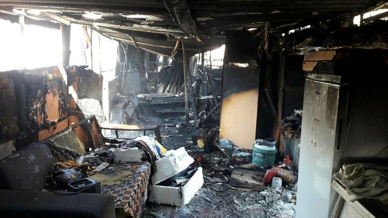 Tüpü çakmakla kontrol ederken evini yaktı