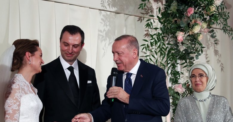 Başkan Erdoğan nikah şahidi oldu