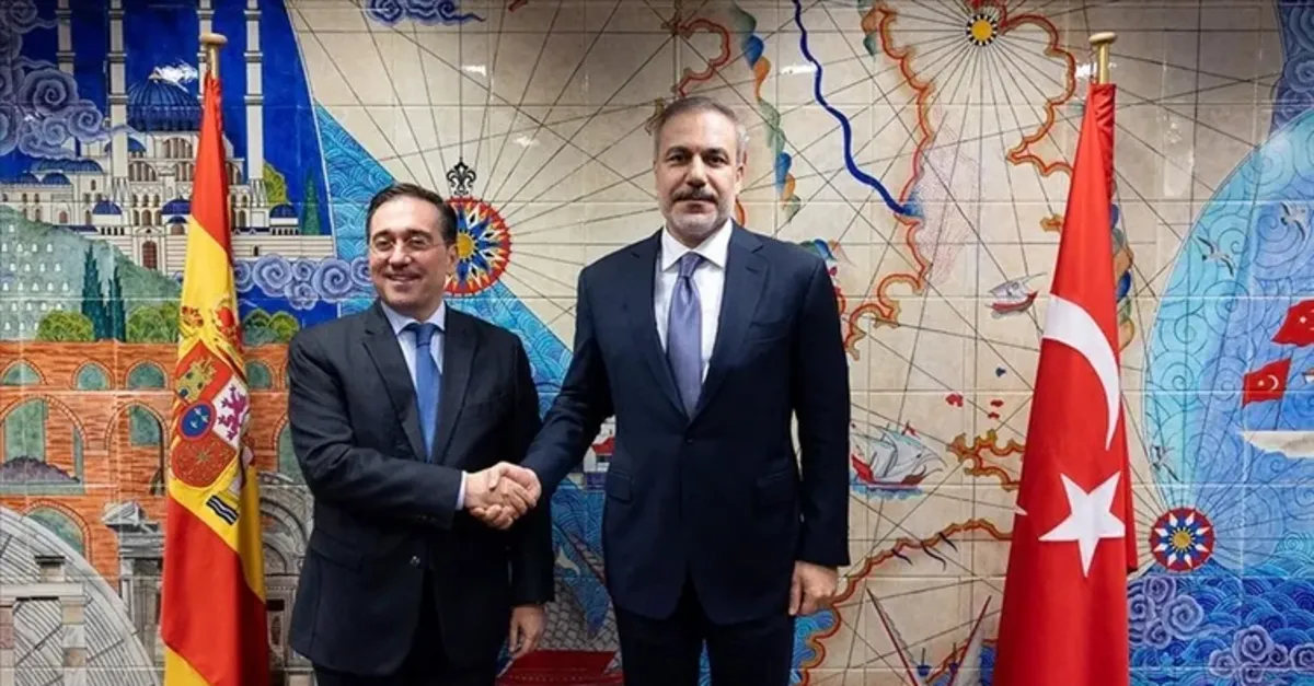 Dışişleri Bakanı Hakan Fidan, İspanyol Mevkidaşı ile Görüşerek Bölgedeki Gelişmeleri Ele Aldı