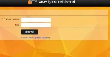 KPSS Ön Lisans sonuç sorgulama ekranı