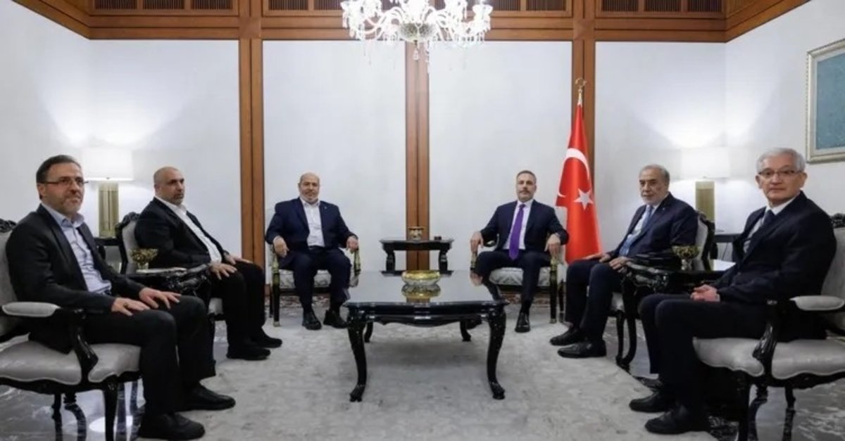 Bakan Fidan Hamas heyetiyle görüştü