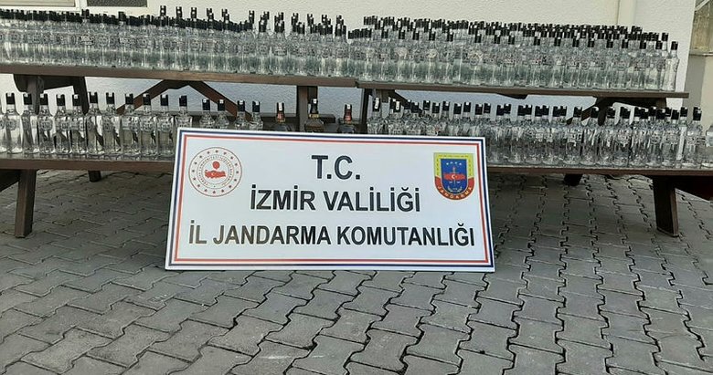 İzmir’de kaçak içki operasyonu