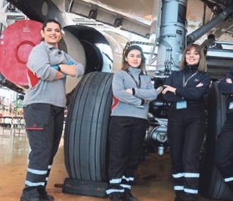 Kadınlar her işi yapar