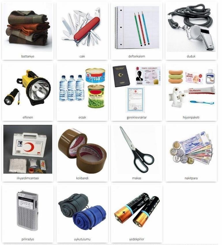 Deprem çantası nasıl hazırlanır? Afet çantasında neler bulunmalı?