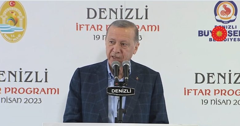 Başkan Erdoğan Denizli’de düzenlenen İftar Programında konuştu