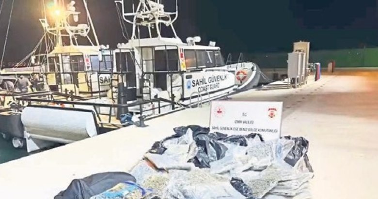 Ayvalık açıklarında zehir ticaretine geçit verilmedi