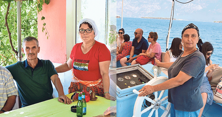 Biri köyün diğeri dümenin başında