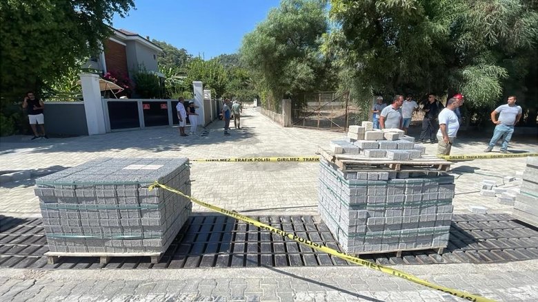 Marmaris’teki taşlar apar topar kaldırıldı