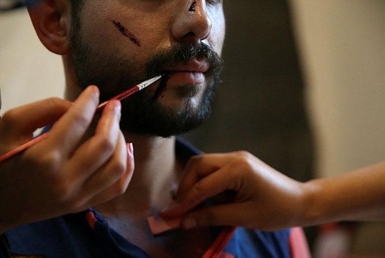 Çanakkale’deki tatbikatta dikkat çeken görüntü