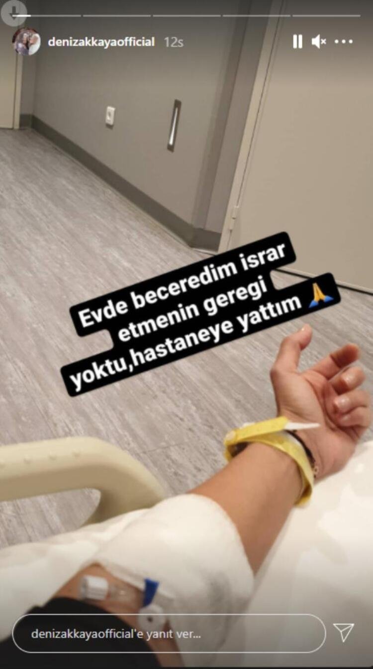 Deniz Akkaya hastaneye kaldırıldı! 'Koronavirüs ciğerlerime kadar indi'