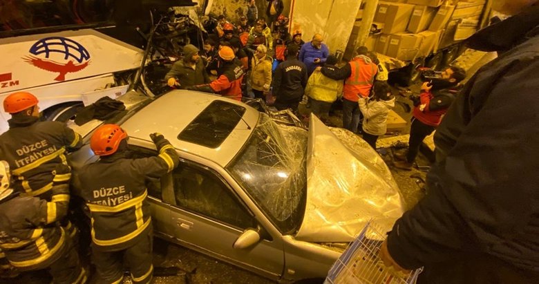 Bolu Dağı Tüneli’nde feci kaza! Çok sayıda araç birbirine girdi