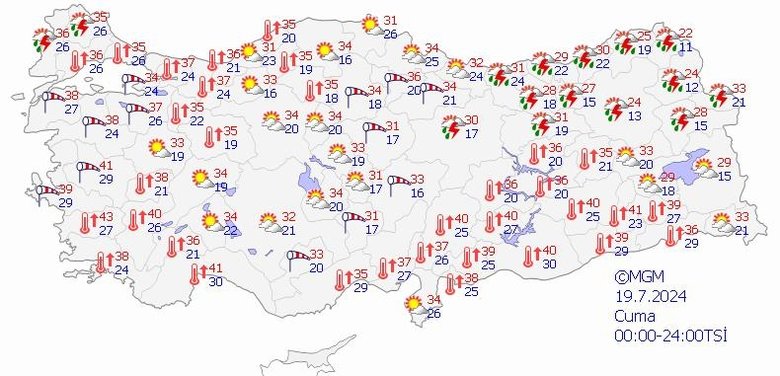 Nem ve sıcaklar bunaltıyor! Meteoroloji’den o iller için yağış uyarısı geldi... 18 Temmuz İzmir ve Ege hava durumu raporu