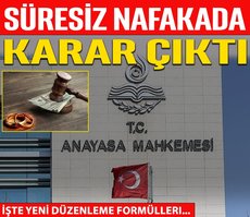 SON DAKİKA: Süresiz nafakada karar çıktı!