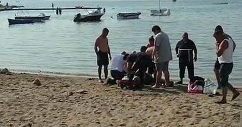 Didim’de serinlemek için girdiği deniz sonu oldu