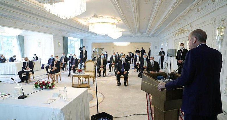 Başkan Erdoğan Türkiye İhracatçılar Meclis TİM heyetini kabul etti