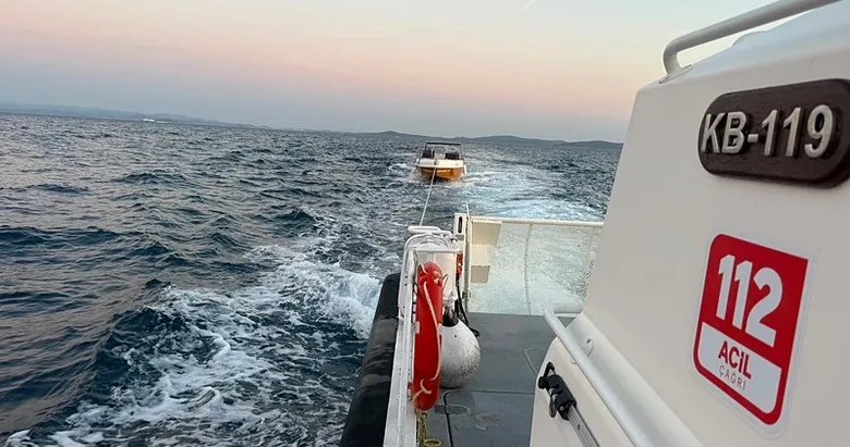 Çanakkale Boğazı’nda panik anlar! 7 kişinin bulunduğu sürüklenen tekne kurtarıldı