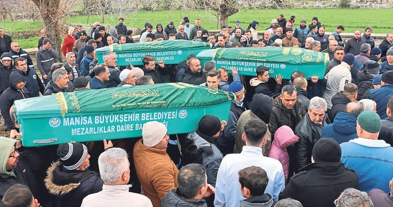 Manisa’da 1 tahliye 3 tabut