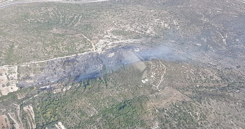 İzmir Çeşme’de orman yangını