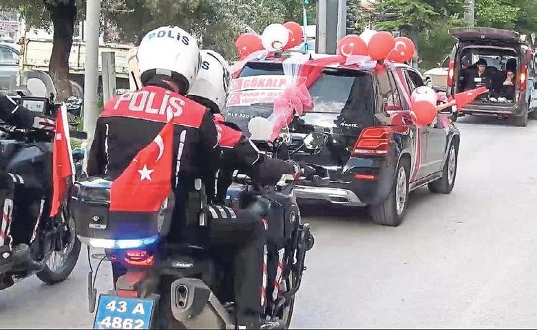 Vali, makam aracını şehit oğluna tahsis etti