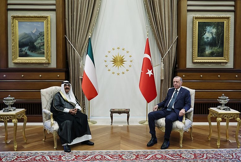 Başkan Erdoğan, Kuveyt Emiri es-Sabah’ı resmi törenle karşıladı